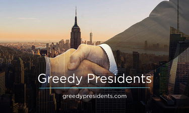 GreedyPresidents.com - Creative brandable domain for sale